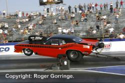 Dennis Radford getting crossed up in his Pro Mod