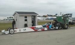 Hot Rod Fuller's TF dragster has to weigh a minimum of 2,225 pounds, including Rod, after a run
